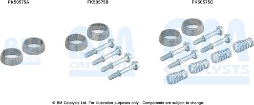 BM Catalysts FK50575 - Монтажний комплект, труба вихлопного газу autozip.com.ua