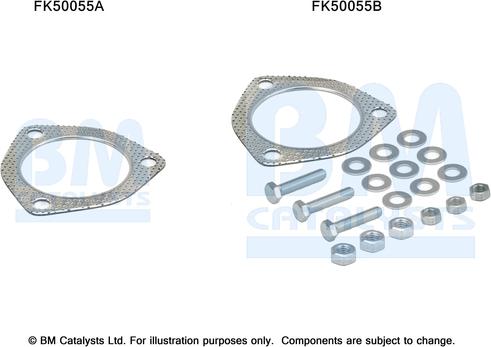 BM Catalysts FK50055 - Монтажний комплект, труба вихлопного газу autozip.com.ua