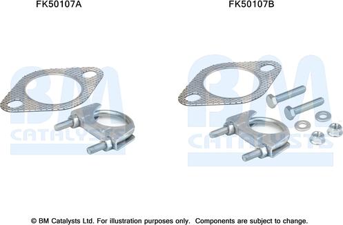 BM Catalysts FK50107 - Монтажний комплект, труба вихлопного газу autozip.com.ua