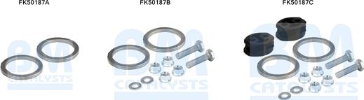 BM Catalysts FK50187 - Монтажний комплект, труба вихлопного газу autozip.com.ua