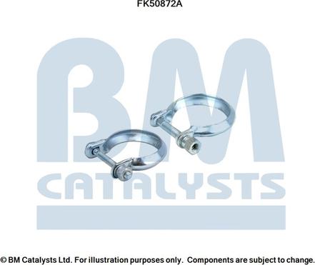 BM Catalysts FK50872 - Монтажний комплект, труба вихлопного газу autozip.com.ua