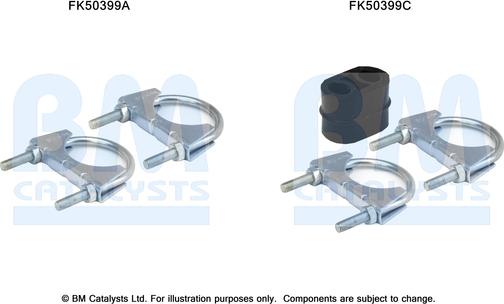 BM Catalysts FK50399 - Монтажний комплект, труба вихлопного газу autozip.com.ua