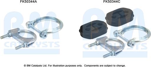 BM Catalysts FK50344 - Монтажний комплект, труба вихлопного газу autozip.com.ua