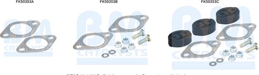 BM Catalysts FK50353 - Монтажний комплект, труба вихлопного газу autozip.com.ua