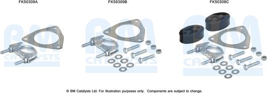 BM Catalysts FK50309 - Монтажний комплект, труба вихлопного газу autozip.com.ua