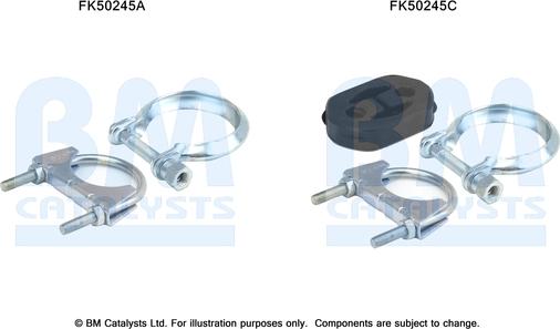 BM Catalysts FK50245 - Монтажний комплект, труба вихлопного газу autozip.com.ua