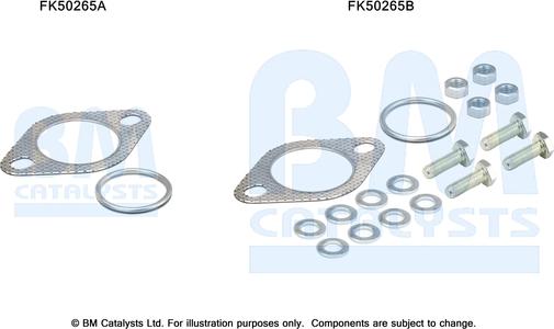 BM Catalysts FK50265 - Монтажний комплект, труба вихлопного газу autozip.com.ua