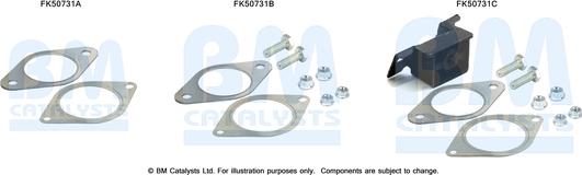 BM Catalysts FK50731 - Монтажний комплект, труба вихлопного газу autozip.com.ua