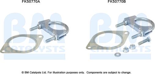 BM Catalysts FK50770 - Монтажний комплект, труба вихлопного газу autozip.com.ua