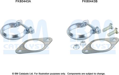 BM Catalysts FK80443 - Монтажний комплект, каталізатор autozip.com.ua