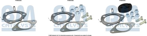 BM Catalysts FK80550 - Монтажний комплект, каталізатор autozip.com.ua