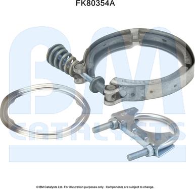 BM Catalysts FK80354 - Монтажний комплект, каталізатор autozip.com.ua