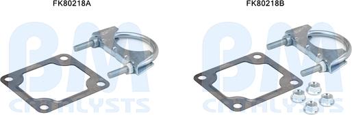 BM Catalysts FK80218 - Монтажний комплект, каталізатор autozip.com.ua