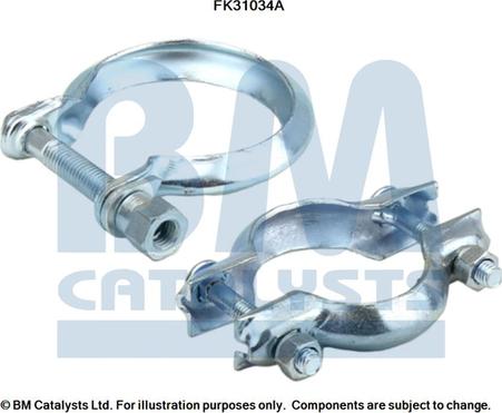 BM Catalysts FK31034 - Монтажний комплект, каталізатор autozip.com.ua