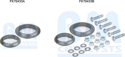 BM Catalysts FK70433 - Монтажний комплект, труба вихлопного газу autozip.com.ua