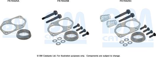 BM Catalysts FK70425 - Монтажний комплект, труба вихлопного газу autozip.com.ua