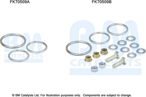 BM Catalysts FK70509 - Монтажний комплект, труба вихлопного газу autozip.com.ua