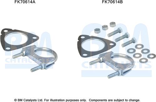 BM Catalysts FK70614 - Монтажний комплект, труба вихлопного газу autozip.com.ua
