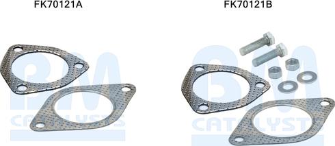 BM Catalysts FK70121 - Монтажний комплект, труба вихлопного газу autozip.com.ua