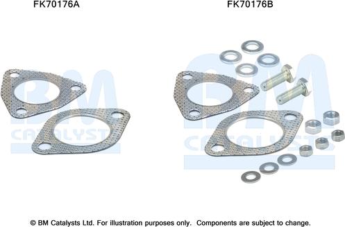 BM Catalysts FK70176 - Монтажний комплект, труба вихлопного газу autozip.com.ua