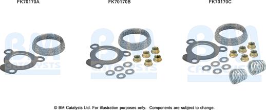 BM Catalysts FK70170 - Монтажний комплект, труба вихлопного газу autozip.com.ua