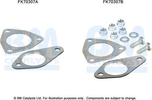 BM Catalysts FK70307 - Монтажний комплект, труба вихлопного газу autozip.com.ua