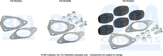 BM Catalysts FK70335 - Монтажний комплект, труба вихлопного газу autozip.com.ua