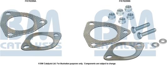 BM Catalysts FK70299 - Монтажний комплект, труба вихлопного газу autozip.com.ua