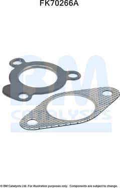 BM Catalysts FK70266 - Монтажний комплект, труба вихлопного газу autozip.com.ua
