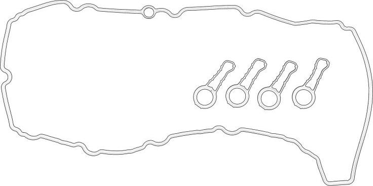 BMW 11 12 8 511 814 - Комплект прокладок, кришка головки циліндра autozip.com.ua