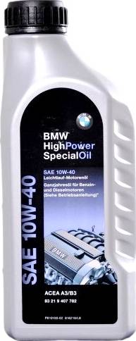 BMW 83 21 9 407 782 - Моторне масло autozip.com.ua
