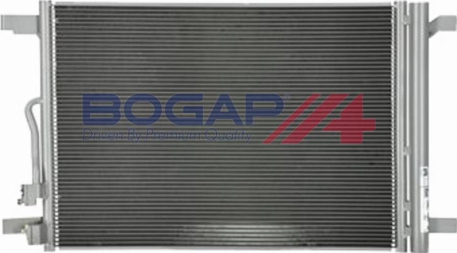 BOGAP A4117165 - Конденсатор, кондиціонер autozip.com.ua