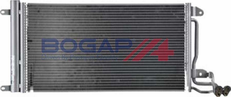BOGAP A4117168 - Конденсатор, кондиціонер autozip.com.ua