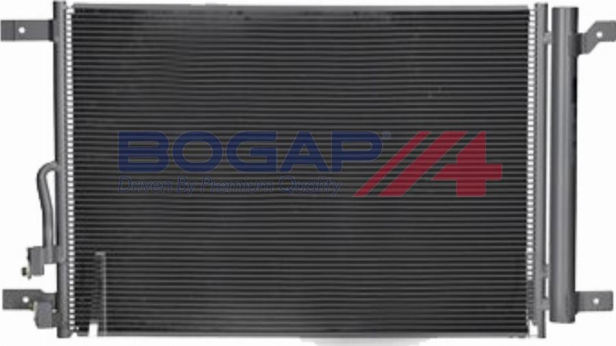 BOGAP A4117167 - Конденсатор, кондиціонер autozip.com.ua