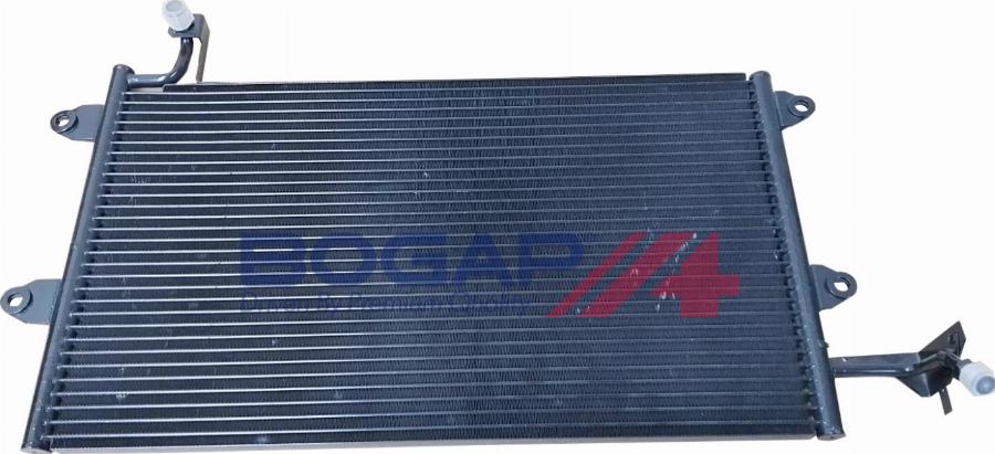 BOGAP A4117102 - Конденсатор, кондиціонер autozip.com.ua