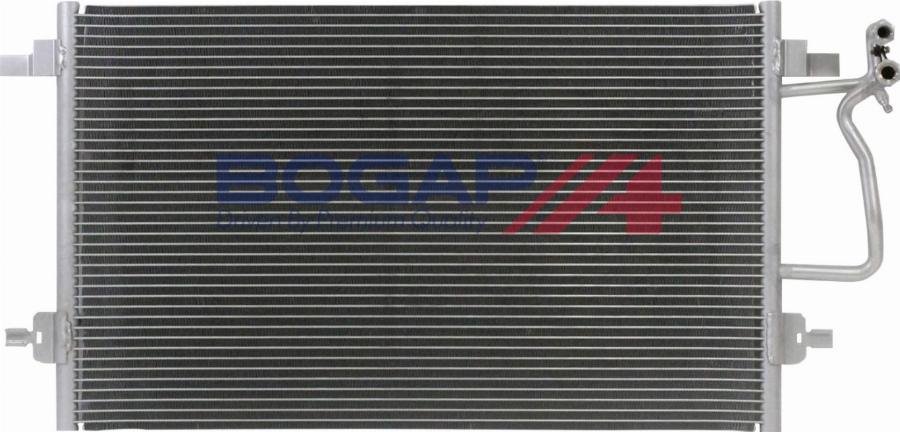 BOGAP A4117112 - Конденсатор, кондиціонер autozip.com.ua