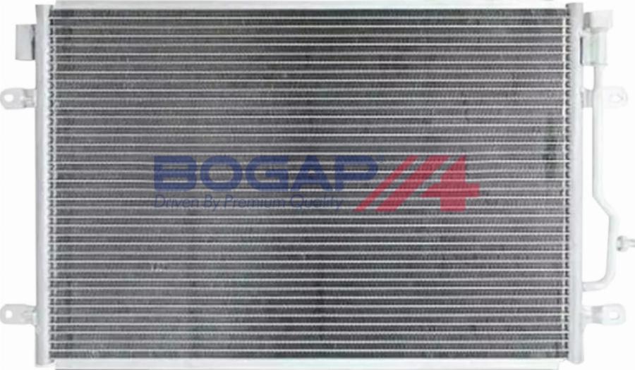 BOGAP A4117129 - Конденсатор, кондиціонер autozip.com.ua