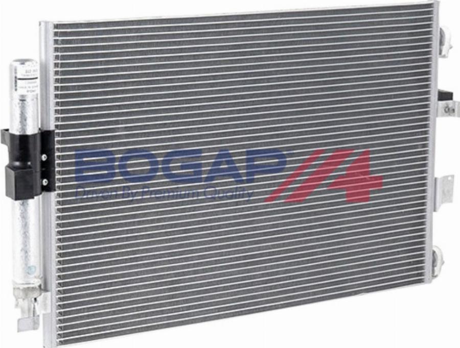 BOGAP A4117120 - Конденсатор, кондиціонер autozip.com.ua