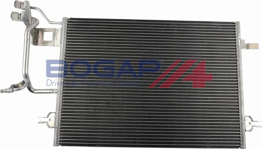 BOGAP A4117128 - Конденсатор, кондиціонер autozip.com.ua