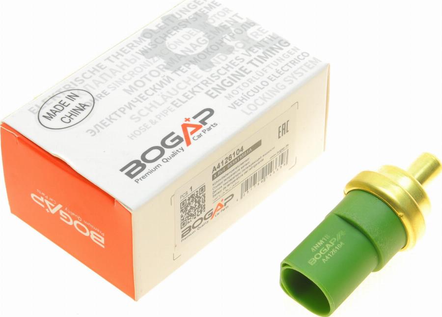 BOGAP A4126104 - Датчик, температура охолоджуючої рідини autozip.com.ua