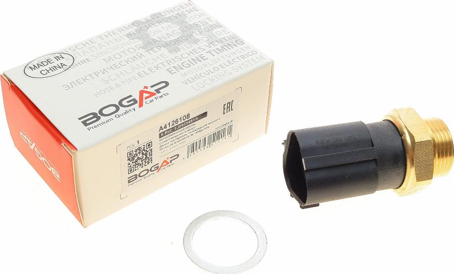 BOGAP A4126108 - Датчик, температура охолоджуючої рідини autozip.com.ua