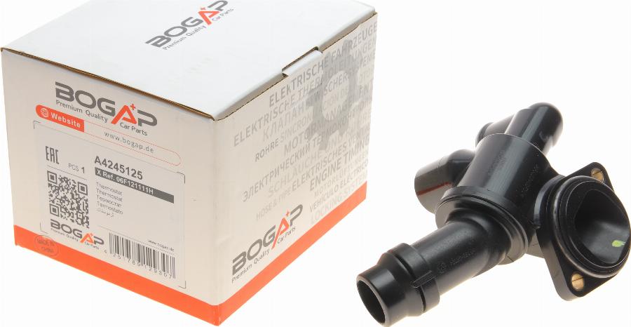 BOGAP A4245125 - Термостат, охолоджуюча рідина autozip.com.ua