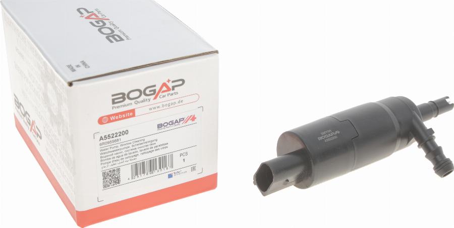 BOGAP A5522200 - Водяний насос, система очищення вікон autozip.com.ua