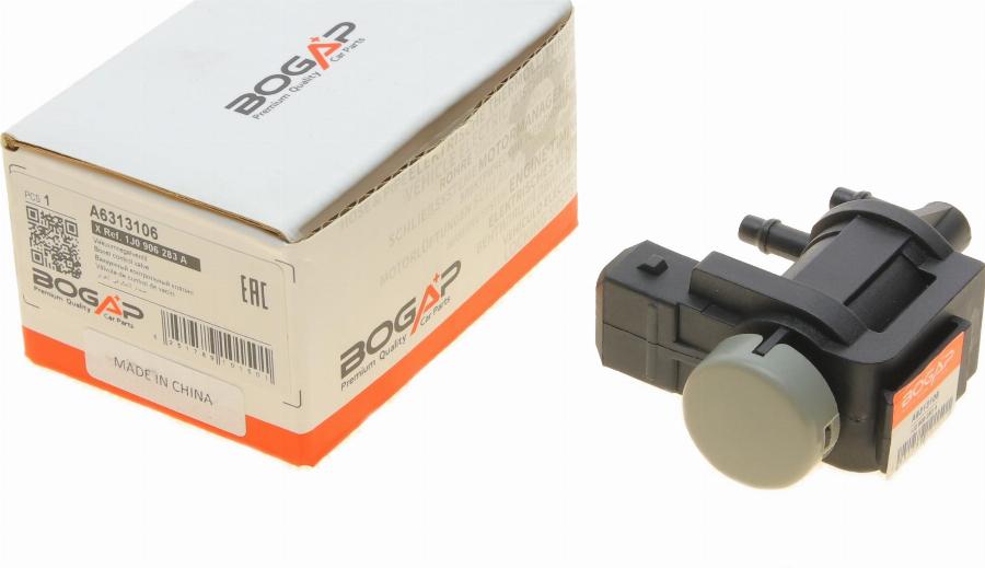 BOGAP A6313106 - Перетворювач тиску, турбокомпресор autozip.com.ua