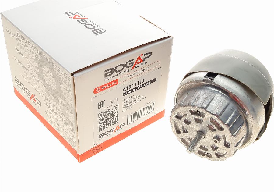 BOGAP A1911113 - Подушка, підвіска двигуна autozip.com.ua