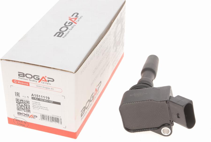 BOGAP A1511119 - Котушка запалювання autozip.com.ua