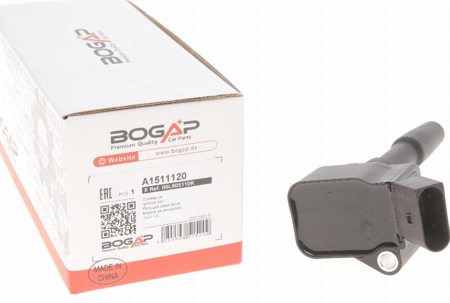 BOGAP A1511120 - Котушка запалювання autozip.com.ua