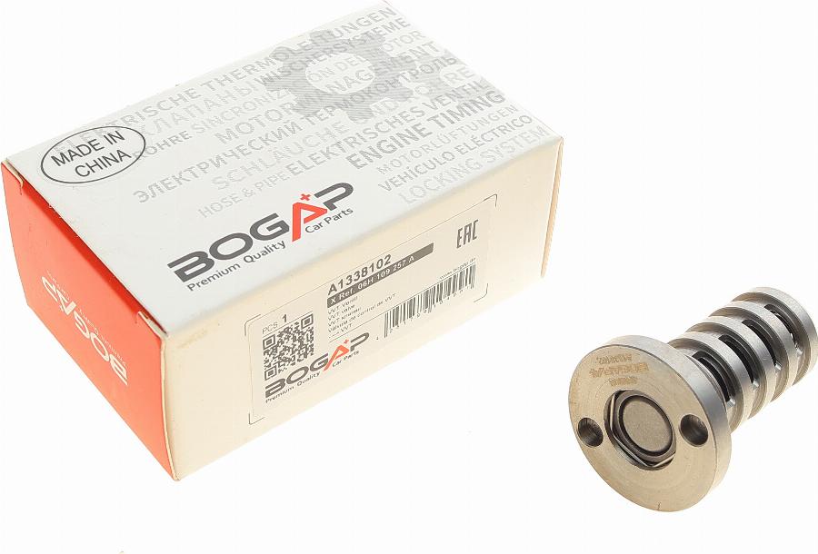 BOGAP A1338102 - Регулюючий клапан, виставлення розподільного вала autozip.com.ua