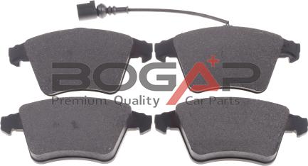BOGAP A8210114 - Гальмівні колодки, дискові гальма autozip.com.ua