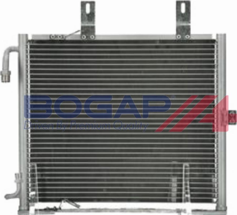 BOGAP B4117145 - Конденсатор, кондиціонер autozip.com.ua